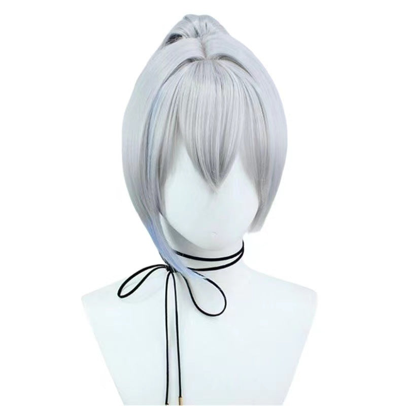 Honkai: Star Rail Silver Wolf Long Silver Hair Basic Wig