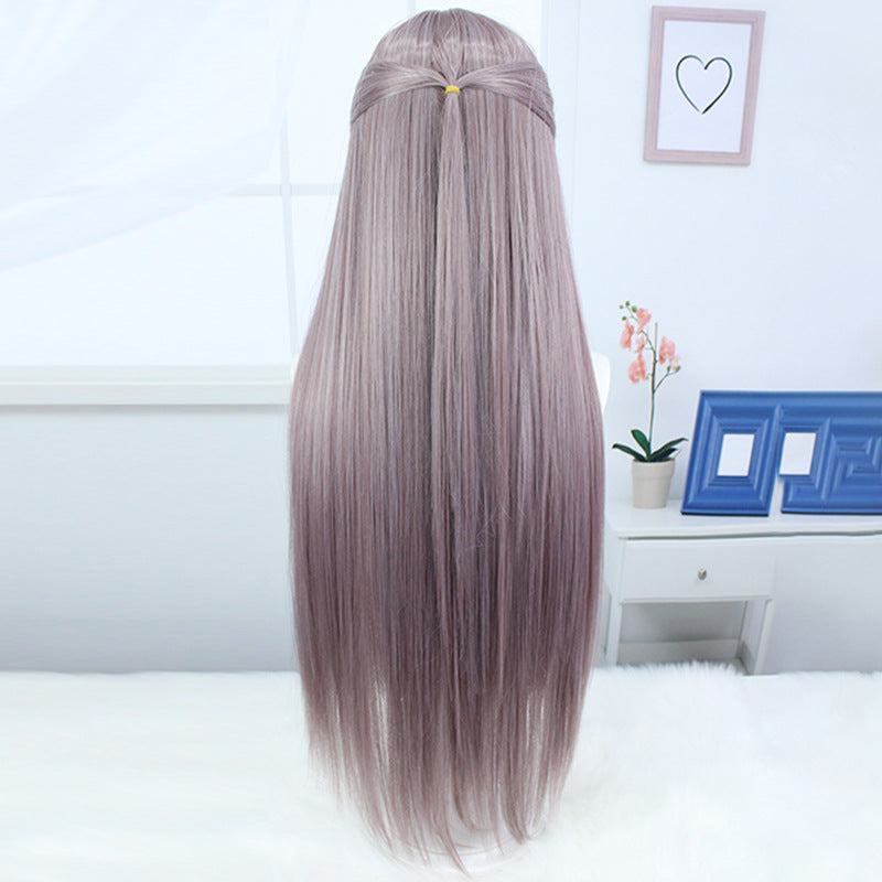 Honkai: Star Rail Herta Long Light Purple Hair Basic Wig