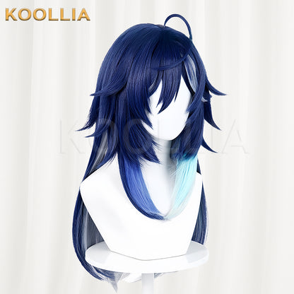 Genshin Impact Ororon Short Blue Hair Basic Wig