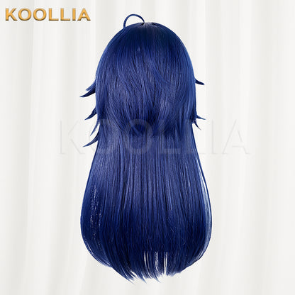 Genshin Impact Ororon Short Blue Hair Basic Wig