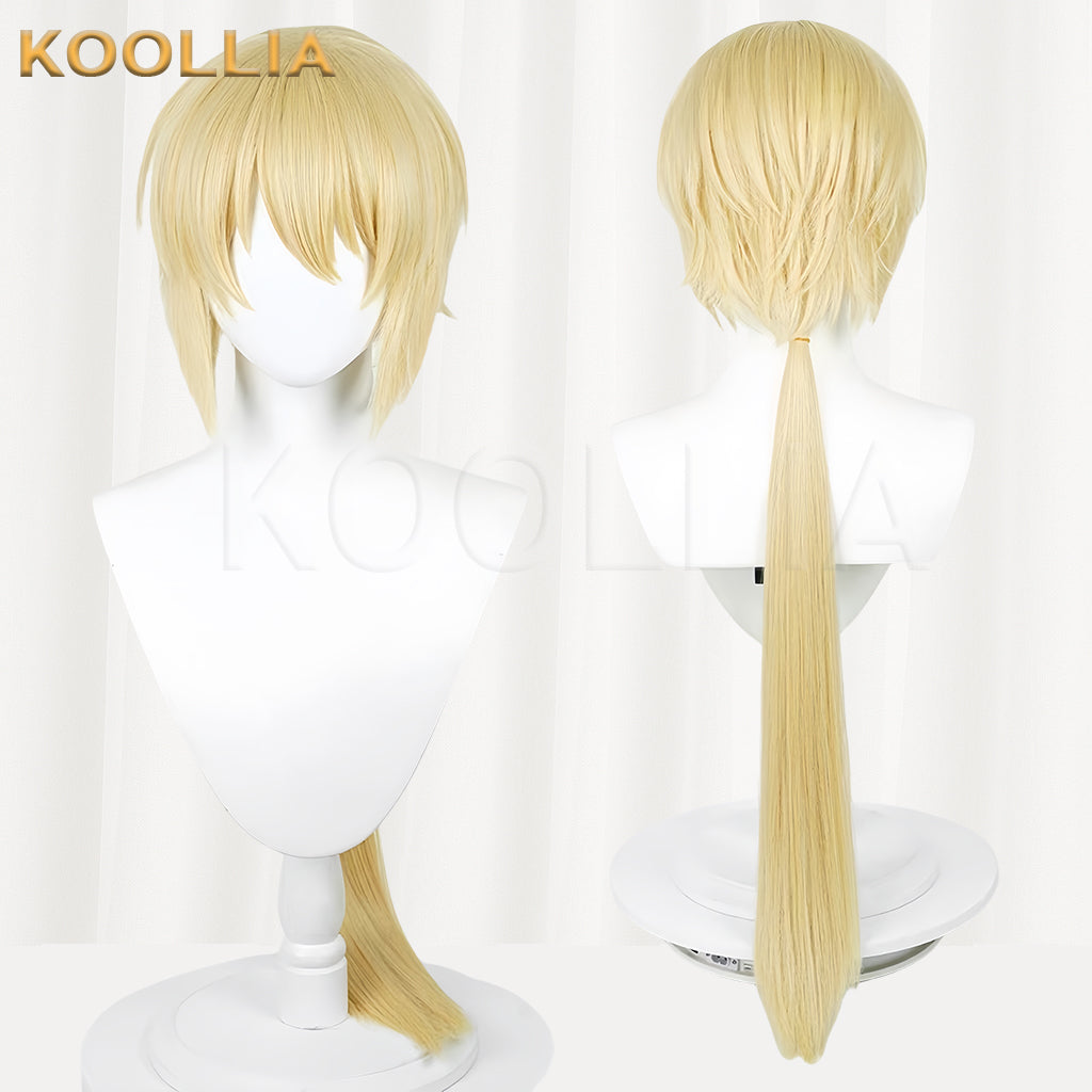 Honkai Impact 3 Otto Long Yellow Hair Basic Wig