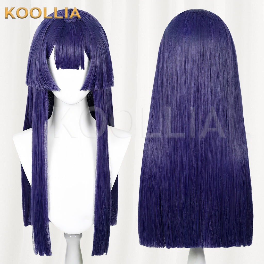 Honkai: Star Rail Pela Long Purple Hair Basic Wig