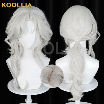 IdentityV Photographer Joseph Desaulniers(D.M.) Long Black White/Silver Hair Basic Wig - KOOLLIA