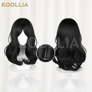 Attack on Titan Pieck Finger Long Black Hair Basic Wig - KOOLLIA