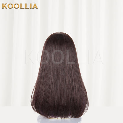 Arknights Priestess Long Brown Hair Basic Wig