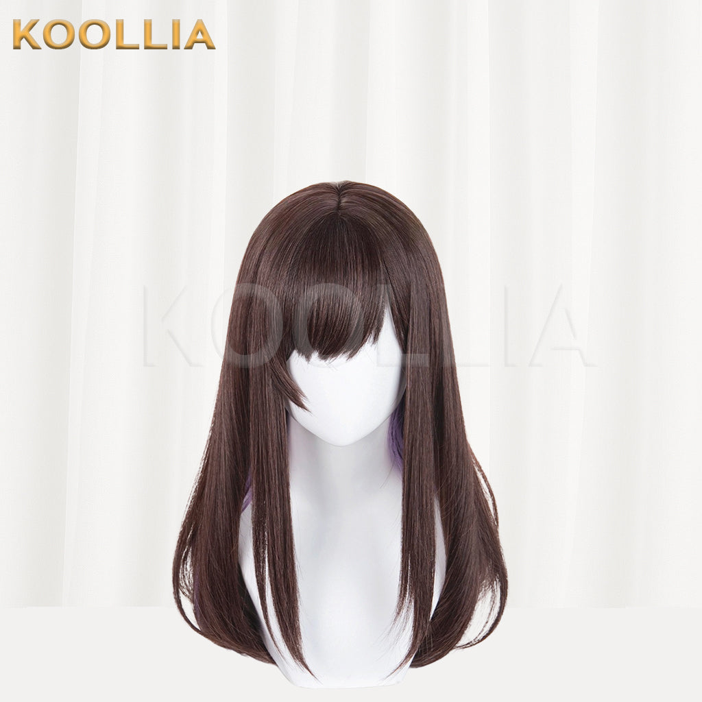 Arknights Priestess Long Brown Hair Basic Wig