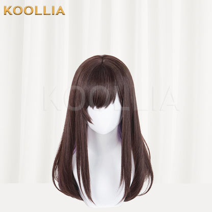 Arknights Priestess Long Brown Hair Basic Wig