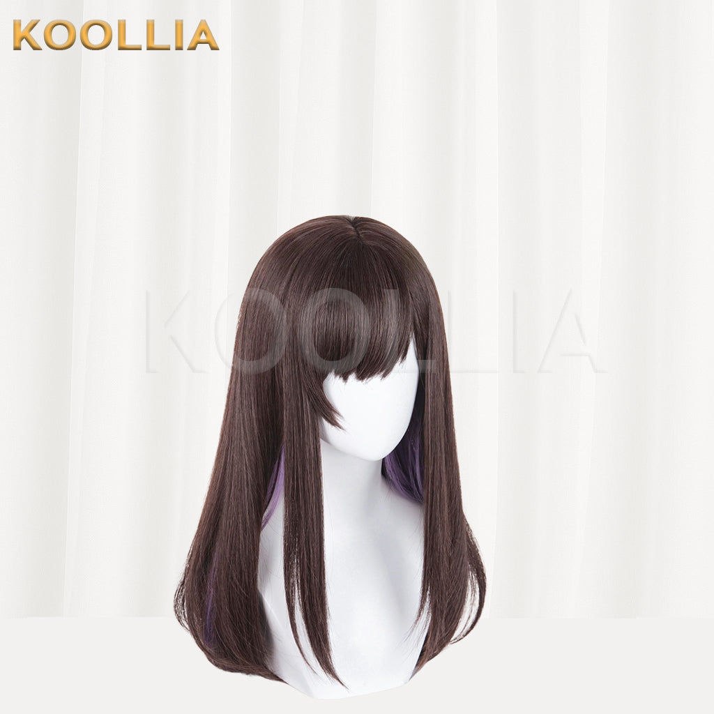 Arknights Priestess Long Brown Hair Basic Wig