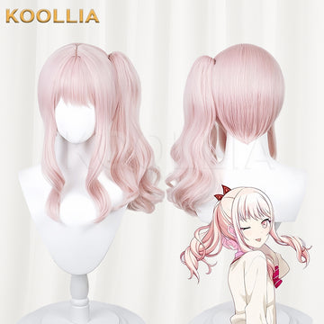Project Sekai Colorful Stage! feat. Hatsune Miku Akiyama Mizuki Long Pink Hair Basic Wig Type1 KOOLLIA
