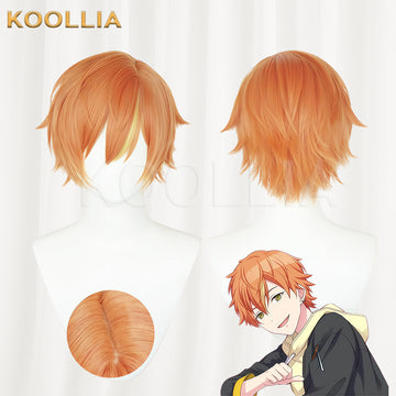 Project Sekai: Colorful Stage feat. Hatsune Miku Shinonome Akito Short Orange Hair Basic Wig  KOOLLIA