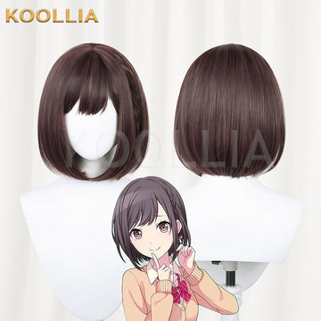 Project Sekai: Colorful Stage feat. Hatsune Miku Shinonome Ena Short Brown Hair Basic Wig  KOOLLIA