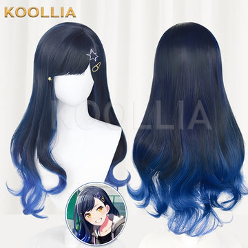 Project Sekai: Colorful Stage feat. Hatsune Miku Shiraishi an Long Blue Hair Basic Wig  KOOLLIA