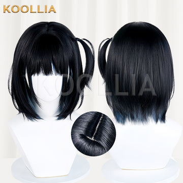 Link Click Qiao Ling Short Black Hair Basic Wig - KOOLLIA