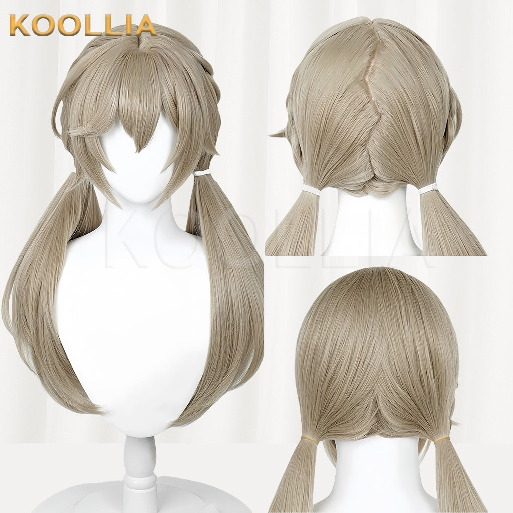 Honkai: Star Rail Qingque Long Brown Hair Basic Wig