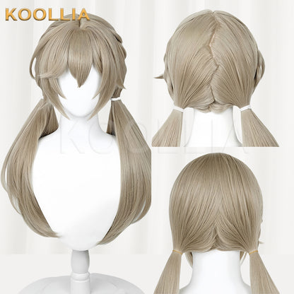 Honkai: Star Rail Qingque Long Brown Hair Basic Wig