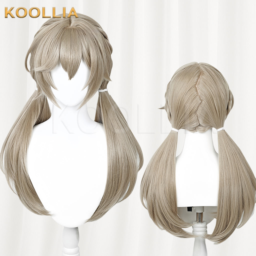 Honkai: Star Rail Qingque Long Brown Hair Basic Wig
