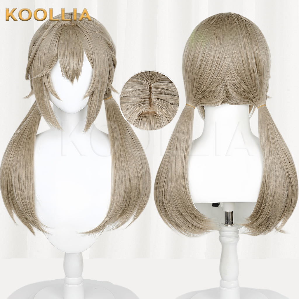 Honkai: Star Rail Qingque Long Brown Hair Basic Wig