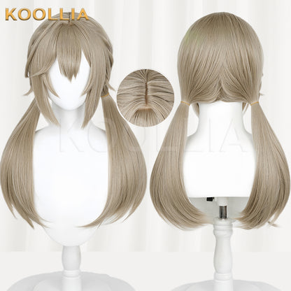 Honkai: Star Rail Qingque Long Brown Hair Basic Wig
