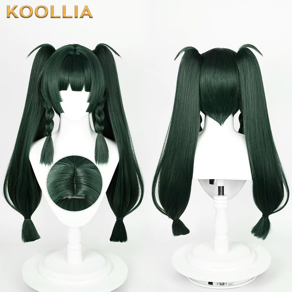 Zenless Zone Zero Qingyi Long Green Hair Basic Wig