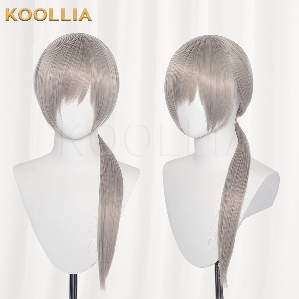 Chainsaw Man Quanxi Long Sliver Hair Basic Wig