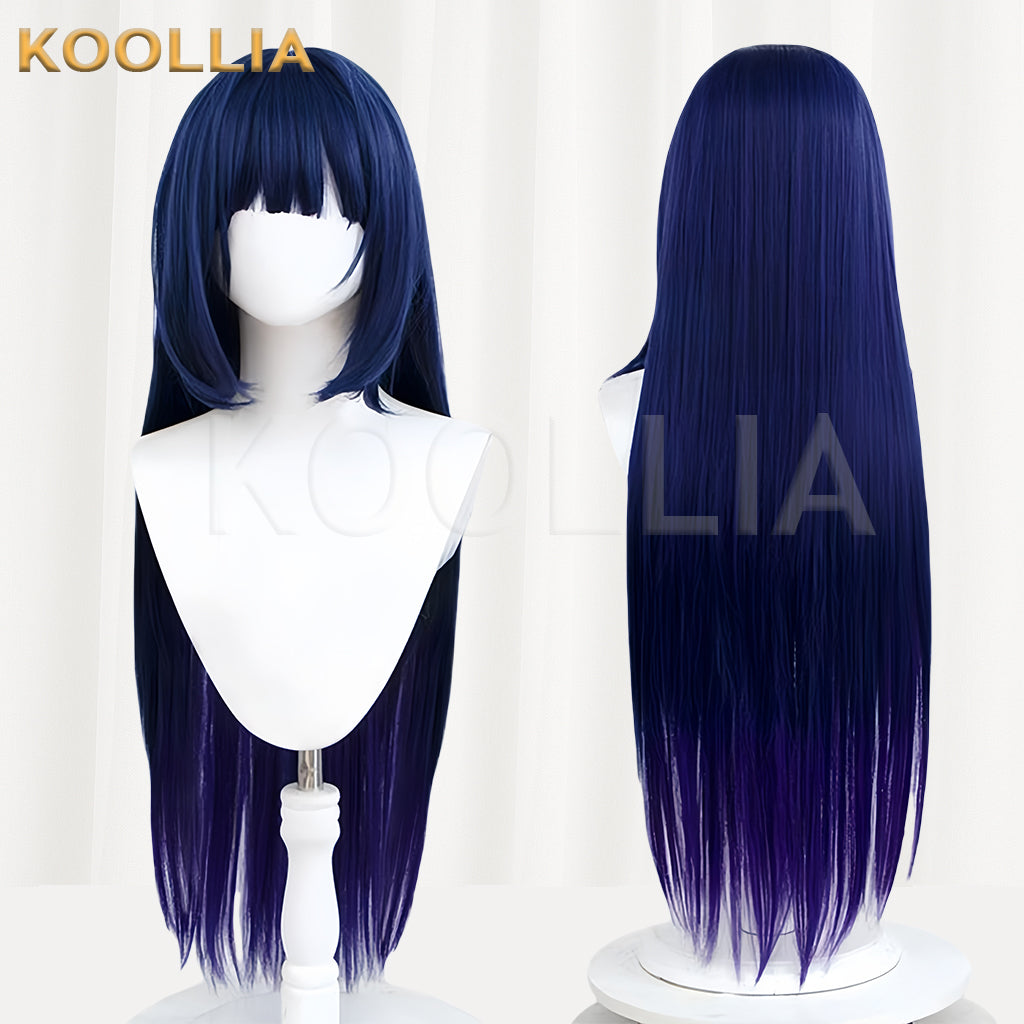 Honkai Impact 3 Raiden Mei Long Purple Hair Basic Wig