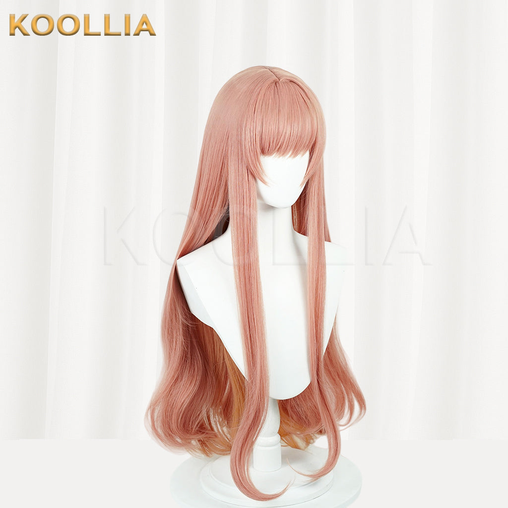 NIKKE：The Goddess of Victory Rapi Long Pinkish Brown Hair Basic Wig