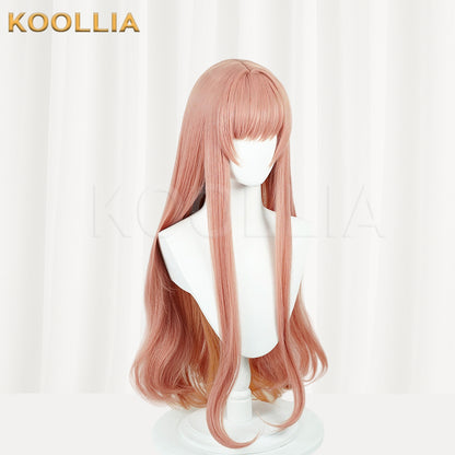 NIKKE：The Goddess of Victory Rapi Long Pinkish Brown Hair Basic Wig