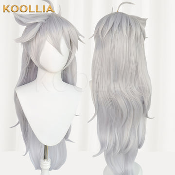 Genshin Impact Razor Long Silver Hair Basic Wig - KOOLLIA