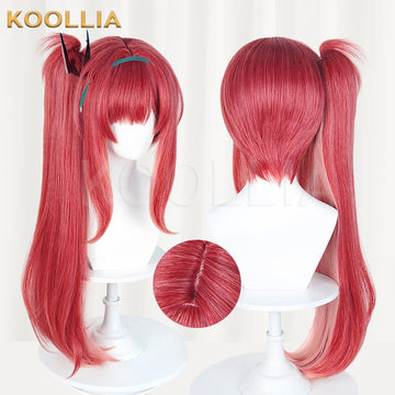 NIKKE：The Goddess of Victory Rapi Red Hood Long Red Hair Basic Wig - KOOLLIA