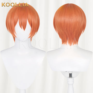 Love Live! Rin Hoshizora Short Orange Hair Basic Wig - KOOLLIA
