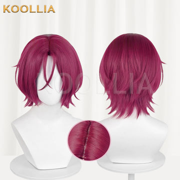 High Speed! Rin Matsuoka Short Red Hair Basic Wig - KOOLLIA