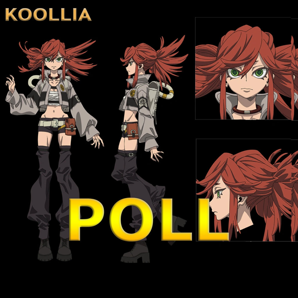 【KOOLLIA POLL】$20 Deposit =10% OFF Coupon GACHIAKUTA Riyo Reaper Anti-gravity Commission Wig