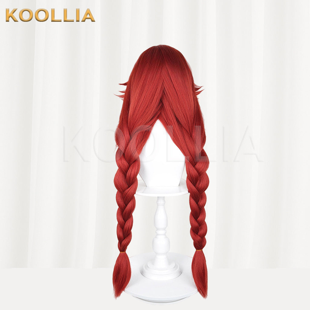 Gachiakuta Riyo Reaper Short/Long Red Hair Basic Wig