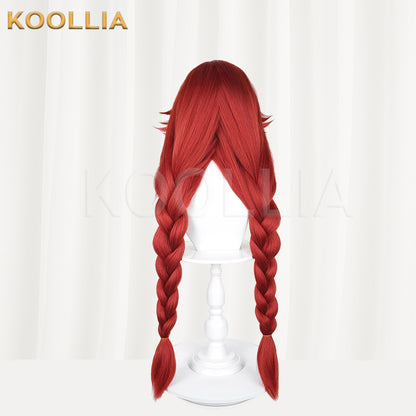 Gachiakuta Riyo Reaper Short/Long Red Hair Basic Wig