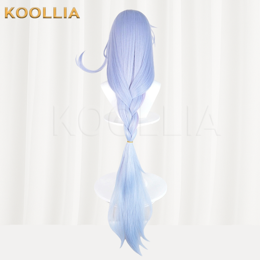 Honkai: Star Rail Robin Light Purple Ice Blue Ombre Basic Wig