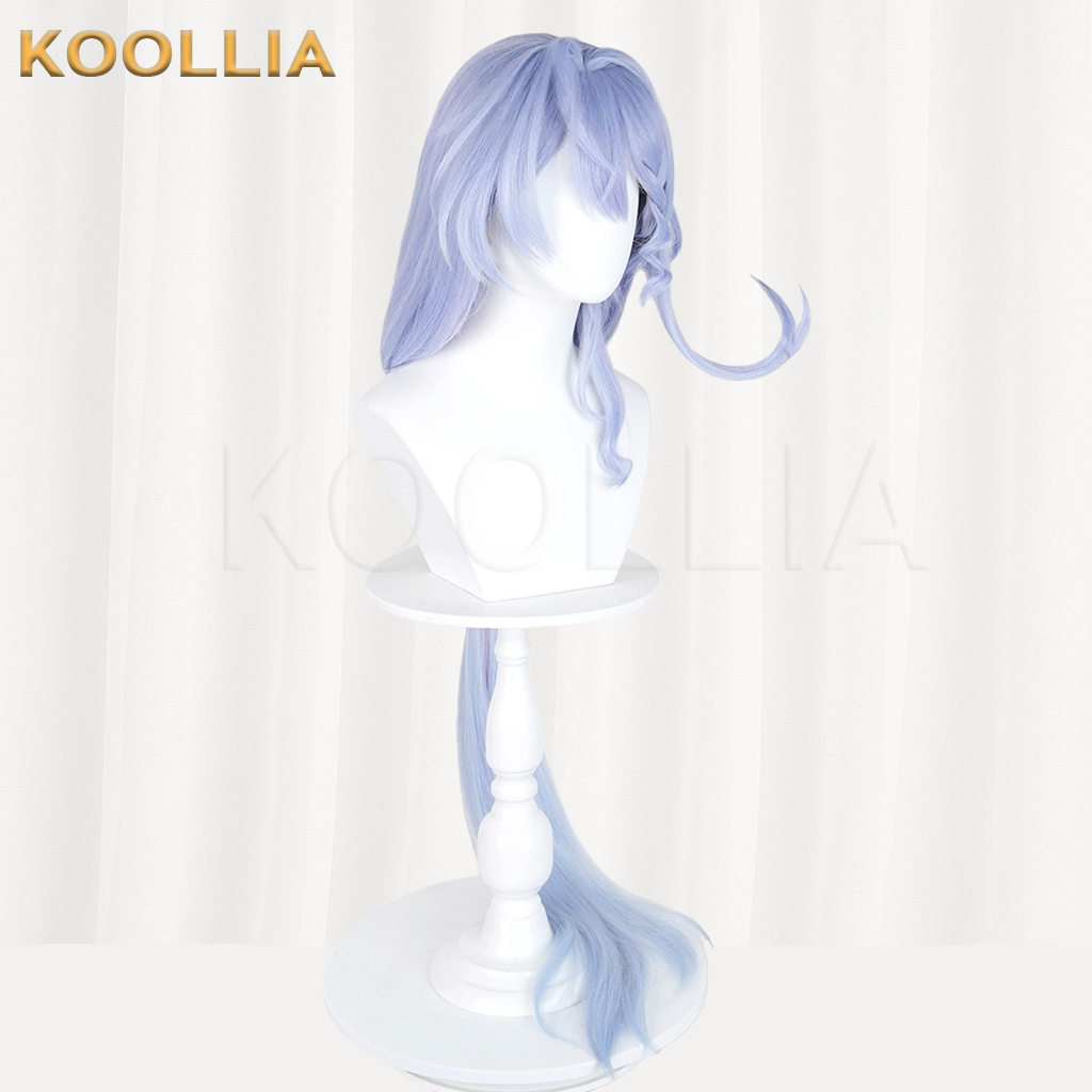 Honkai: Star Rail Robin Light Purple Ice Blue Ombre Basic Wig