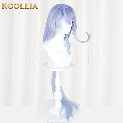 Honkai: Star Rail Robin Light Purple Ice Blue Ombre Basic Wig