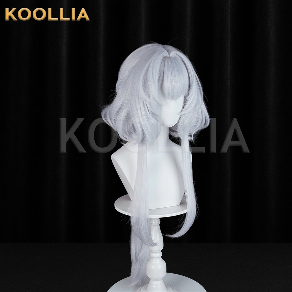 Arknights Rosmontis Long Sliver Hair Basic Wig