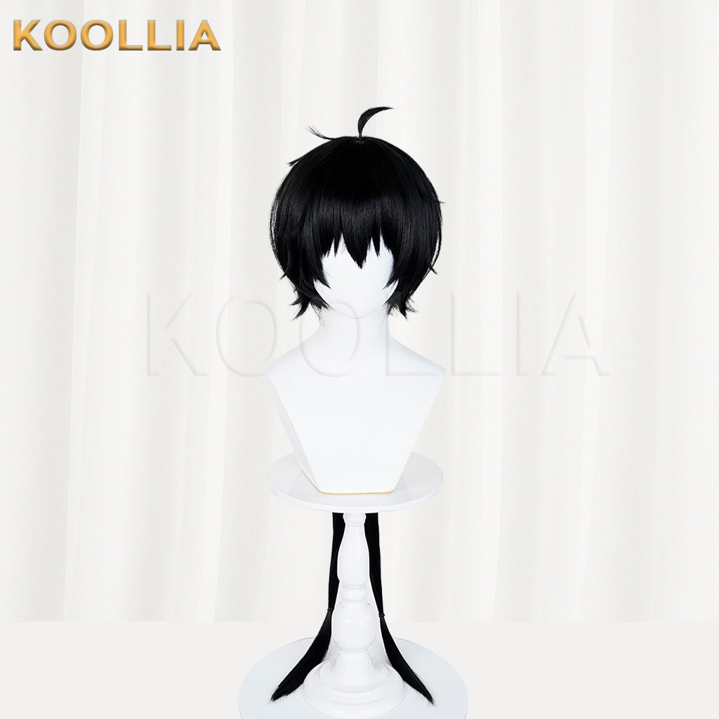Wuthering Waves Rover Long Black Hair Basic Wig