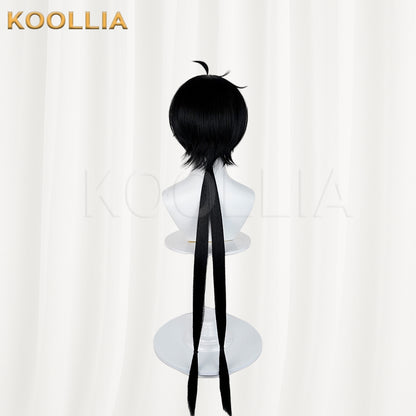 Wuthering Waves Rover Long Black Hair Basic Wig
