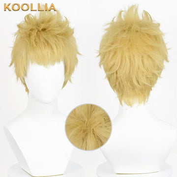 Persona 5 Ryuji Sakamoto Short Blonde Hair Basic Wig - KOOLLIA