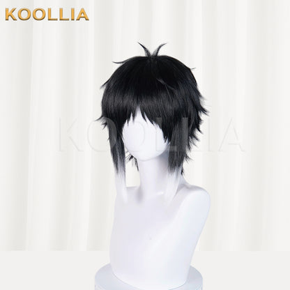Bungo Stray Dogs Akutagawa Ryunosuke Short Black Hair Basic Wig