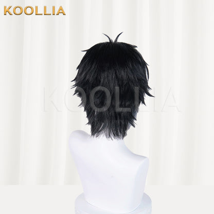 Bungo Stray Dogs Akutagawa Ryunosuke Short Black Hair Basic Wig