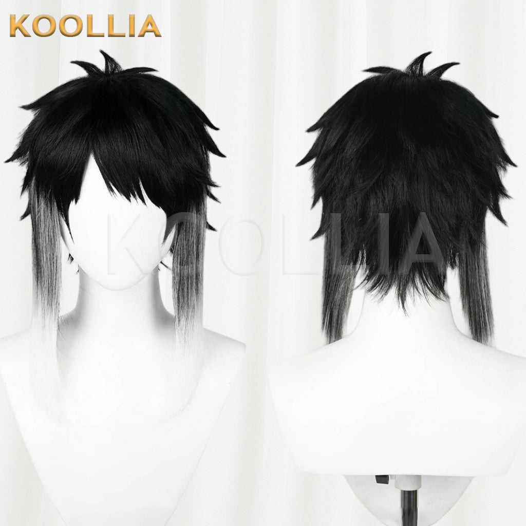 Bungo Stray Dogs Akutagawa Ryunosuke Short Black Hair Basic Wig