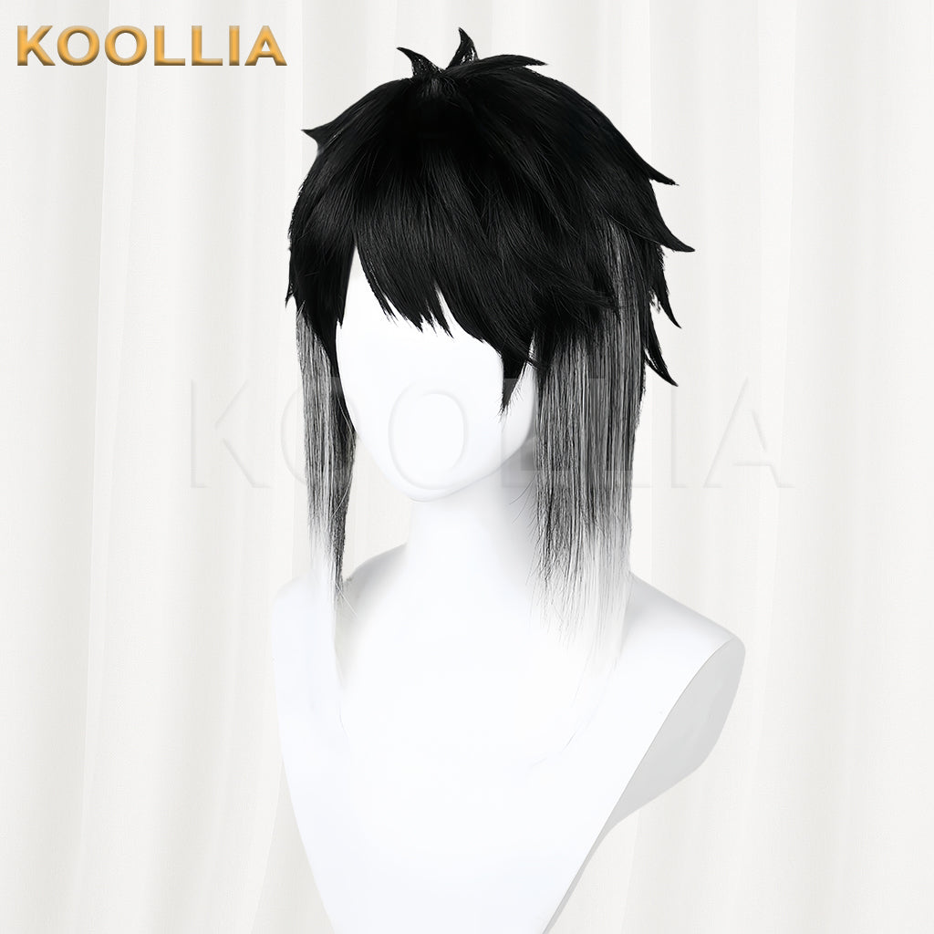 Bungo Stray Dogs Akutagawa Ryunosuke Short Black Hair Basic Wig