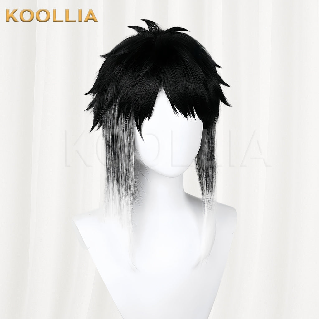 Bungo Stray Dogs Akutagawa Ryunosuke Short Black Hair Basic Wig