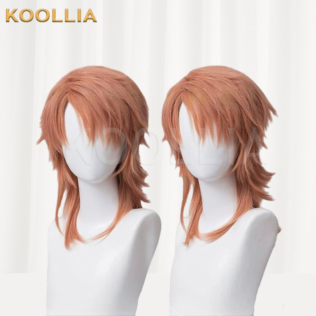 Demon Slayer Sabito Short Pink Hair Basic Wig