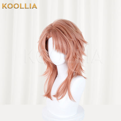 Demon Slayer Sabito Kurzes rosa Haar Basic Perücke