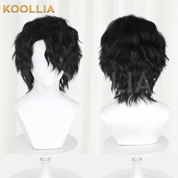 Haikyuu Sakusa Kiyoomi Short Black Hair Basic Wig - KOOLLIA