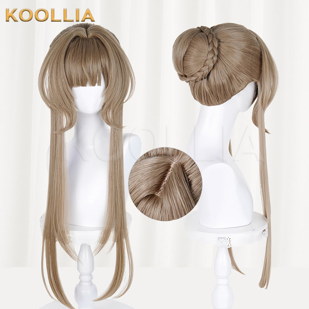 Genshin Impact Sandrone Long Brown Hair Basic Wig
